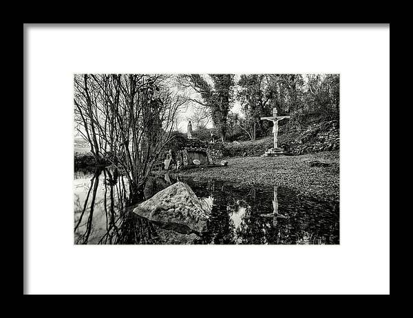 Flooded Grotto Ii Framed Print featuring the photograph Flooded Grotto II by Geoffrey Ansel Agrons