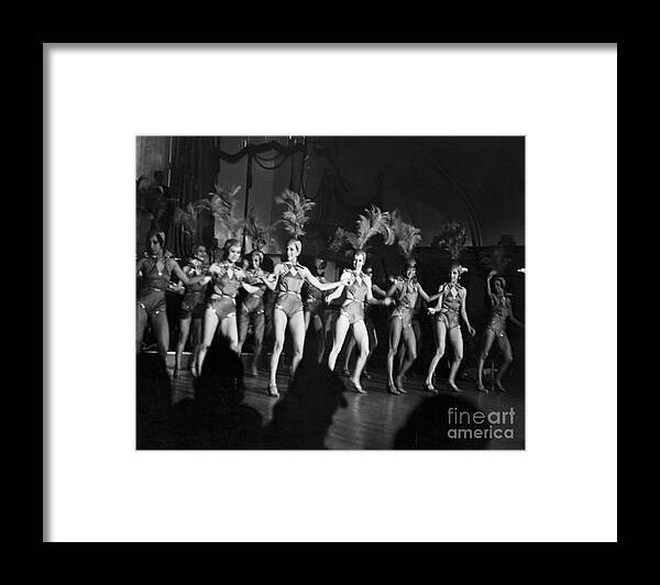 Child Framed Print featuring the photograph Floor Show From The Cotton Club by Bettmann