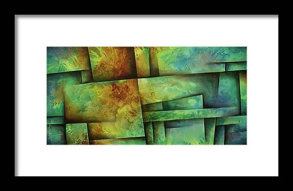  Framed Print featuring the painting Flowers 7 by Michael Lang