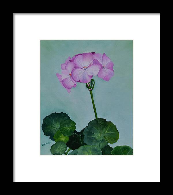 Flowers Framed Print featuring the painting Flowers by Gabrielle Munoz