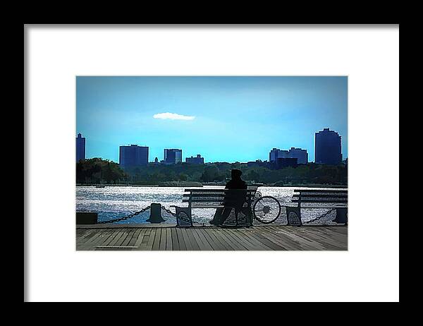 Worlds Fair Framed Print featuring the photograph Flushing Meadows Park Queens NY Color  by Chuck Kuhn