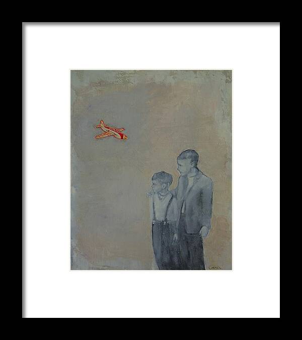 Children Framed Print featuring the painting Flyboys by Jean Cormier