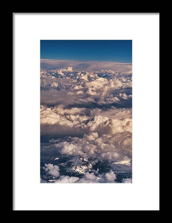 Fly Framed Print featuring the photograph Flying over the Rocky Mountains by Steven Ralser