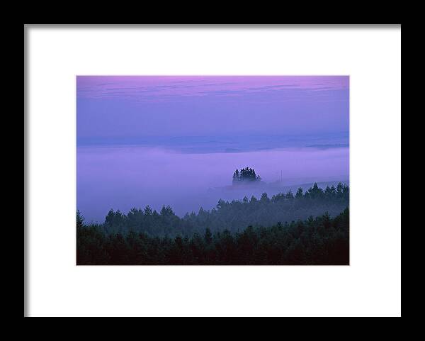 Scenics Framed Print featuring the photograph Fog by Imagenavi