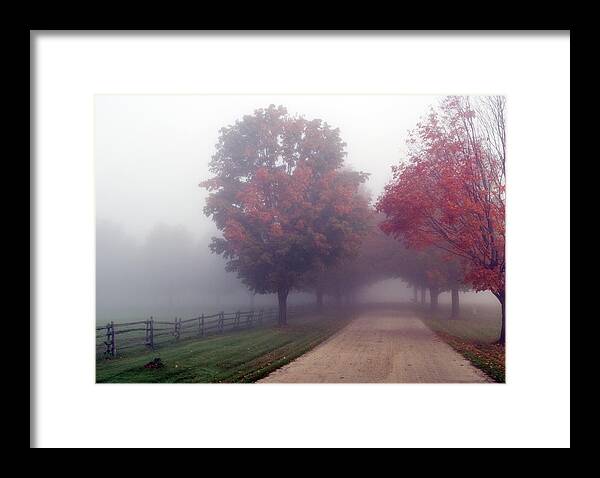 Fog Framed Print featuring the photograph Fog by Rik Carlson