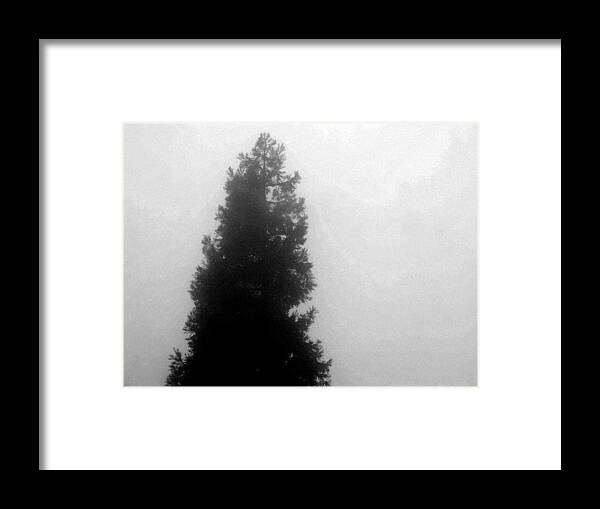 Fog Framed Print featuring the digital art Fogbound by Eric Forster