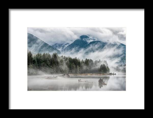 River Framed Print featuring the photograph Foggy Day by Sergey Pesterev