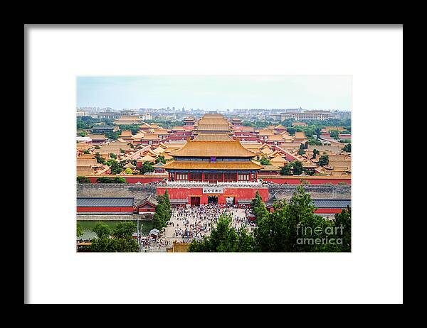 City Framed Print featuring the photograph Forbidden city by Iryna Liveoak