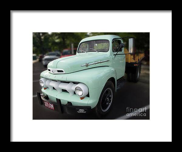 Truck Framed Print featuring the photograph Ford F5 by Mike Eingle