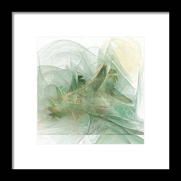 Fairy Framed Print featuring the digital art Forest of the Fairies by Ilia -