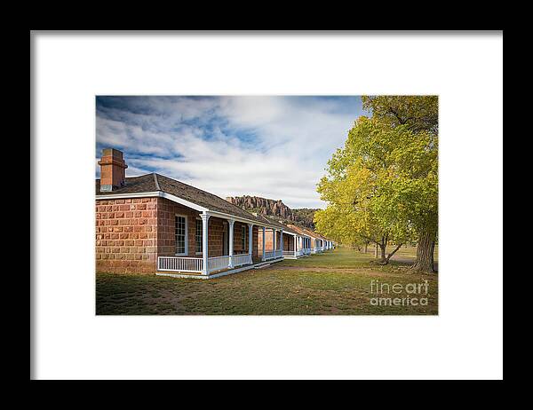 America Framed Print featuring the photograph Fort Davis by Inge Johnsson