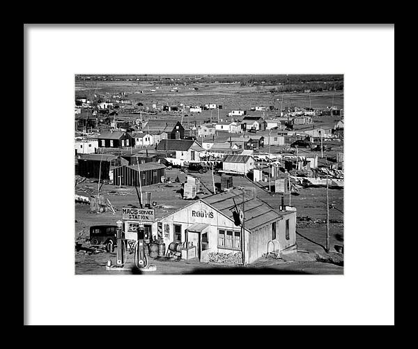 Lifeown Framed Print featuring the photograph Fort Peck, Montana by Margaret Bourke-White
