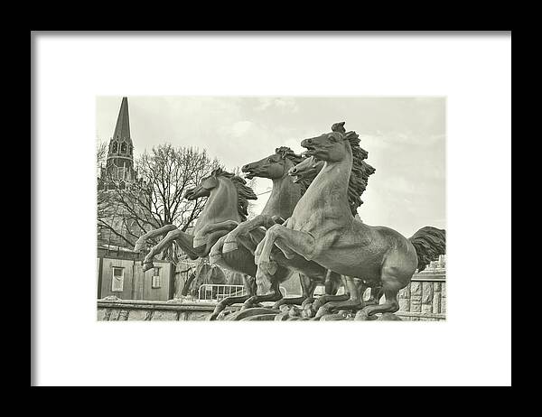 Alexander Framed Print featuring the photograph Four Seasons Sculpture by JAMART Photography