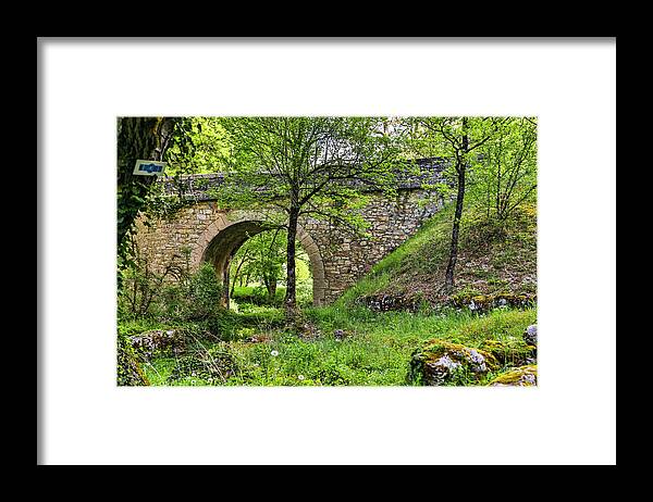 Arch Framed Print featuring the photograph France, Cordes-sur-ciel by Hollice Looney