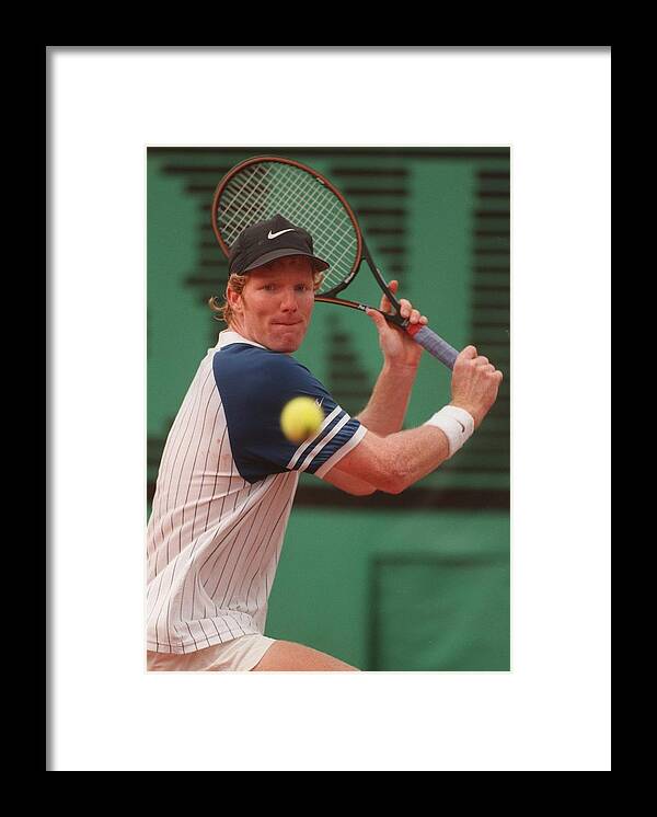 Tennis Framed Print featuring the photograph French Open Courier by Gary M. Prior