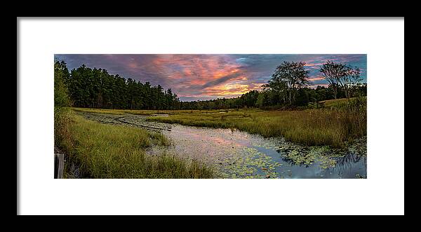 Colors Framed Print featuring the photograph Friendship Panorama Sunrise Landscape by Louis Dallara