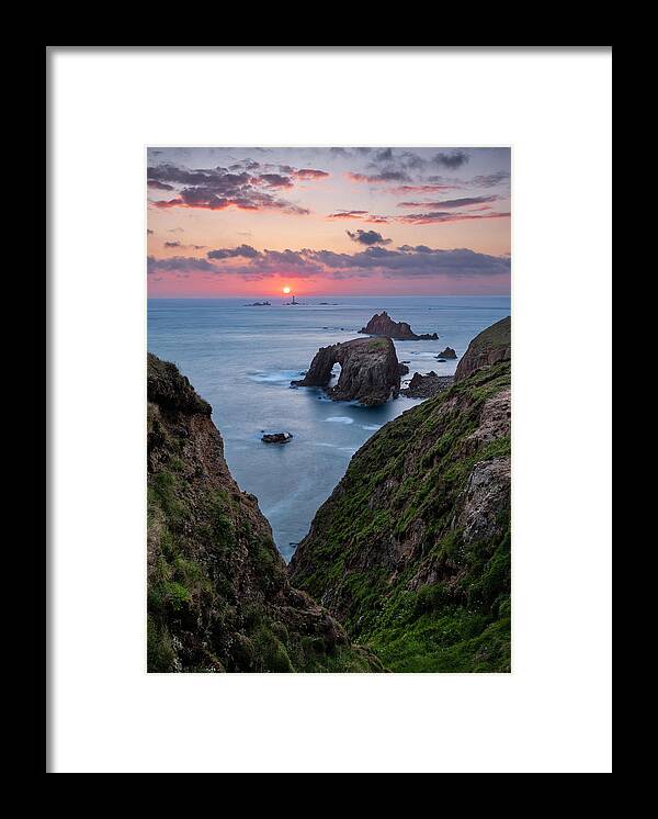 From The V Framed Print featuring the photograph From The V by Michael Blanchette Photography