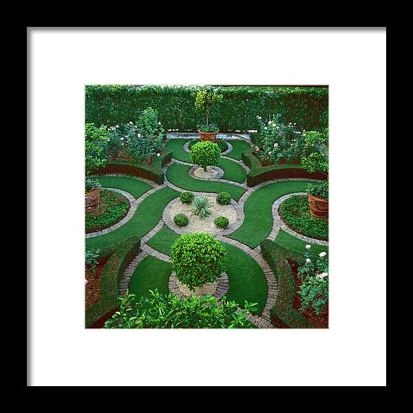 Tranquility Framed Print featuring the photograph Front Yard Garden 2nd Angle by Richard Felber
