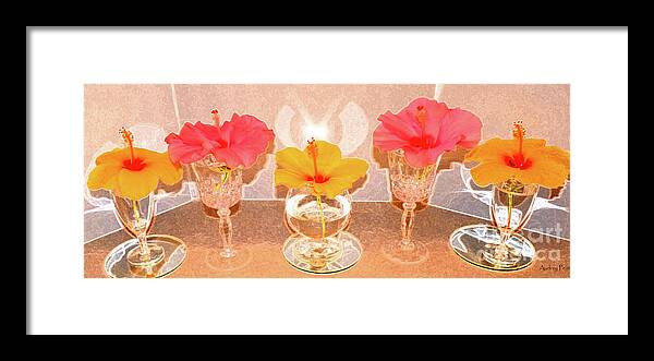 Hibiscus Framed Print featuring the photograph Fruity Pleasure by Audrey Peaty
