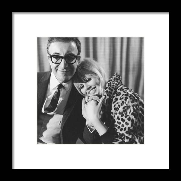 Peter Sellers Framed Print featuring the photograph Future Mrs Sellers by Evening Standard