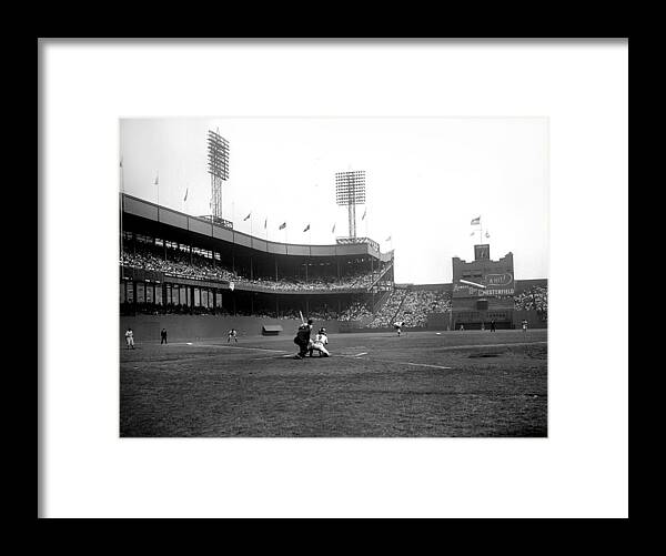 Sport Framed Print featuring the photograph Game Two Of Playoffs Between Brooklyn by New York Daily News Archive