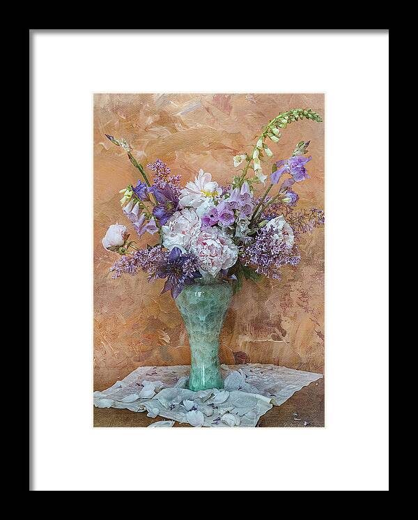Floral Framed Print featuring the photograph Garden Beauties by John Rivera