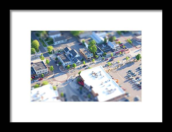 Built Structure Framed Print featuring the photograph Gaslight Village by Rudy Malmquist