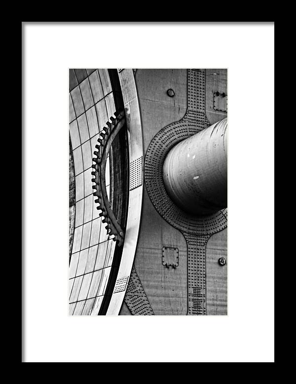 Gearwheel Framed Print featuring the photograph Gear Wheel by Steffen Ebert