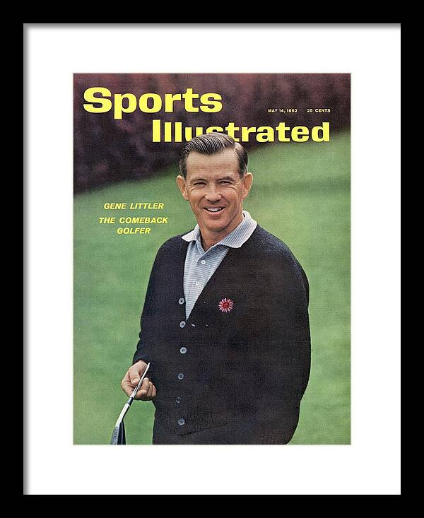 Magazine Cover Framed Print featuring the photograph Gene Littler, 1962 Masters Sports Illustrated Cover by Sports Illustrated