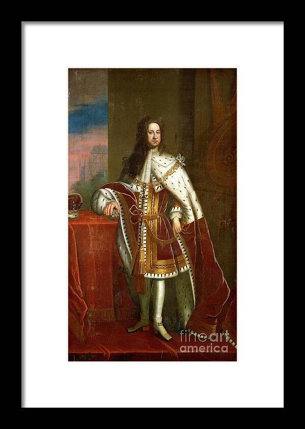 Crown Framed Print featuring the drawing George I 1660-1727, C1714. Artist Sir by Print Collector