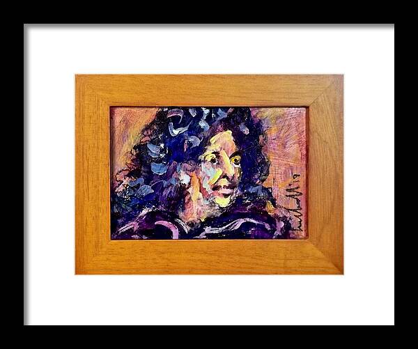 Portrait Framed Print featuring the photograph George Sand by Les Leffingwell