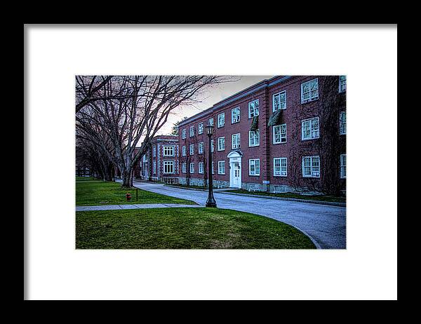 Gerard Hall Framed Print featuring the photograph Gerard Hall Norwich University by Jeff Folger
