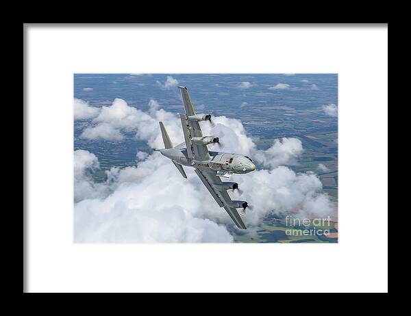 German Framed Print featuring the photograph German Navy, Lockheed P-3 Orion, b9 by Nir Ben-Yosef