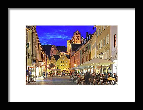 Scenics Framed Print featuring the photograph Germany, Bavaria, Füssen by Hiroshi Higuchi