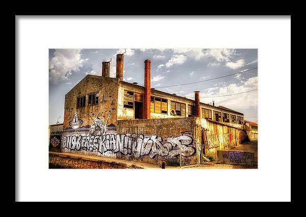 Abandoned Framed Print featuring the photograph Ghost factory by Micah Offman