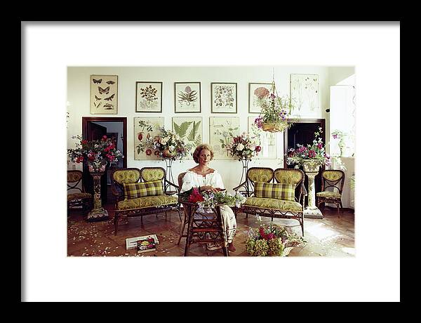 1980-1989 Framed Print featuring the photograph Giuppi Pietromarchi by Slim Aarons
