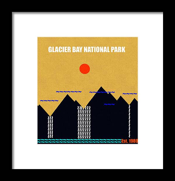 Glacier Bay National Park Alaska Framed Print featuring the photograph Glacier Bay N. P. M series by David Lee Thompson