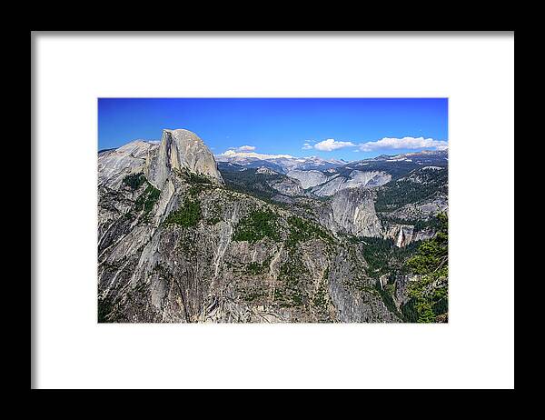 California Framed Print featuring the photograph Glacier Point Overlook by Dawn Richards