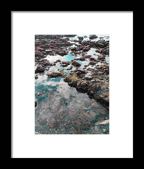 Beach Framed Print featuring the photograph Glass Beach Pools by Jera Sky