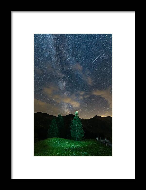 Sky Framed Print featuring the photograph Glaubenbielen by Christian Scheidegger