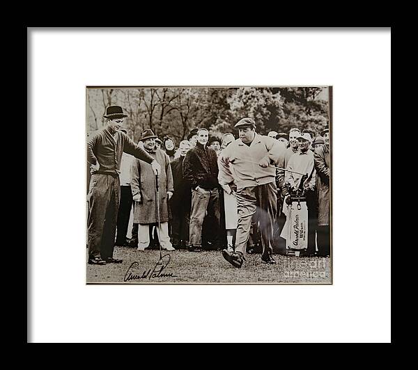 Arnie Framed Print featuring the photograph Gleason and Palmer a pair that a full house could'nt beat by Imagery-at- Work