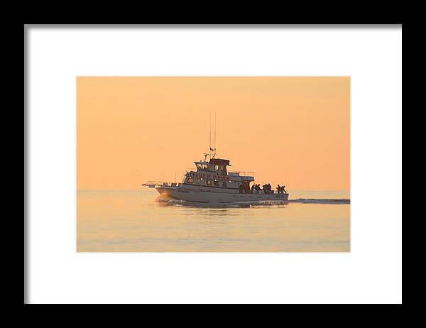 Angler Framed Print featuring the photograph Going Fishing On The Angler by Robert Banach
