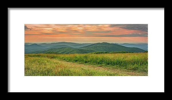 Appalachian Trail Framed Print featuring the photograph Go Gently Into That Good Night by Marcy Wielfaert