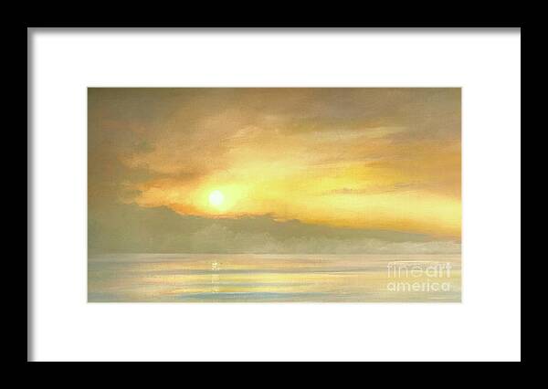 Landscape Framed Print featuring the photograph Gold by Michael Rock