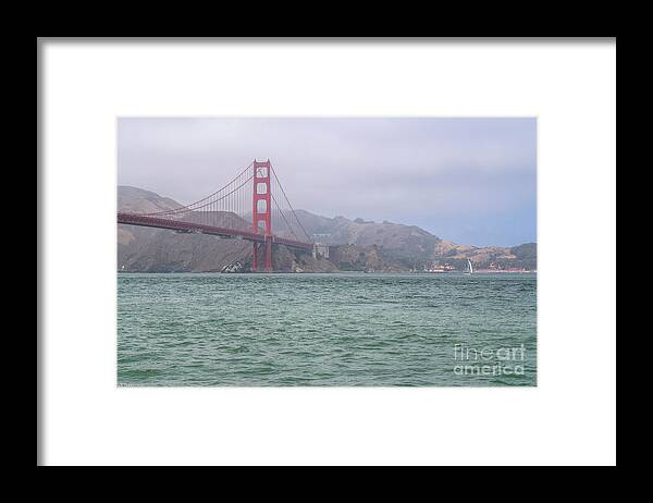Golden Gate Bridge Framed Print featuring the photograph Golden Gate Bridge II by Veronica Batterson