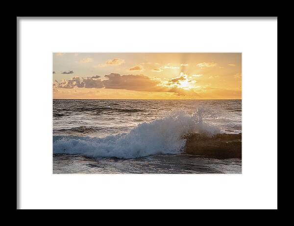 Golden Hour Framed Print featuring the photograph Golden Rays by Local Snaps Photography
