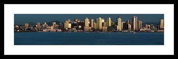 Golden Hour Framed Print featuring the photograph Golden Skyline by Local Snaps Photography