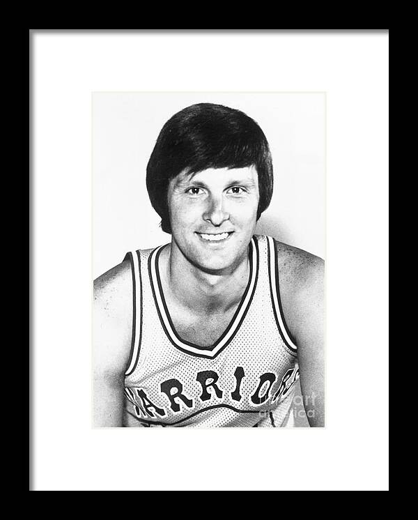 Nba Pro Basketball Framed Print featuring the photograph Golden State Warriors - Rick Barry by Nba Photos