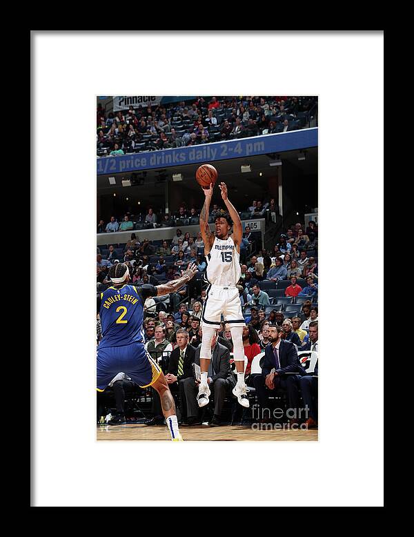 Nba Pro Basketball Framed Print featuring the photograph Golden State Warriors V Memphis by Joe Murphy
