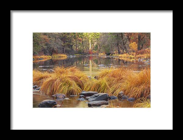 Serenity Framed Print featuring the photograph Golden Time by Jonathan Nguyen